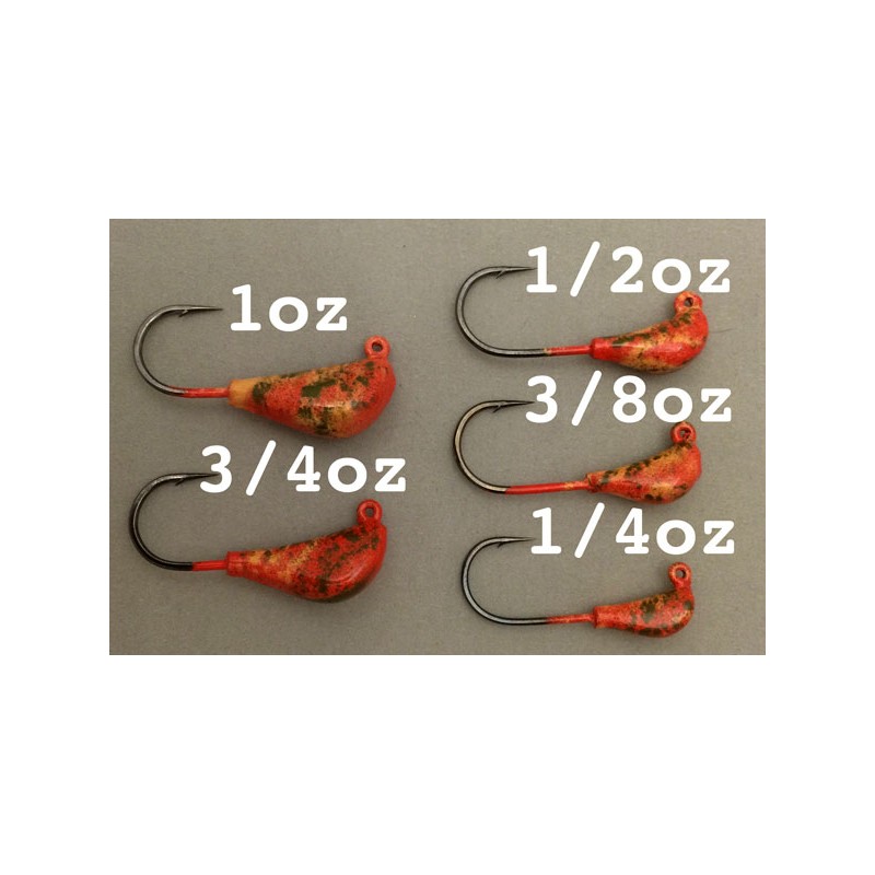 12 Testine Piombate Jig Da 1 Oz Per Pesca Tautog (Blackfish) – BLOCK BROOK